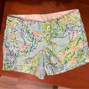 Lilly Pulitzer Callahan Shorts in Blue Heaven  Sz 4